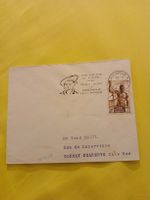Enveloppe philatélique Brazzaville 1956 timbre Afrique