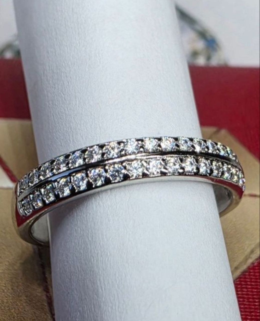Ringe: Bague argent avec diamants de moissanite certifiés GRA – Neu und originalverpackt aus Reconvilier von Tsma67 1