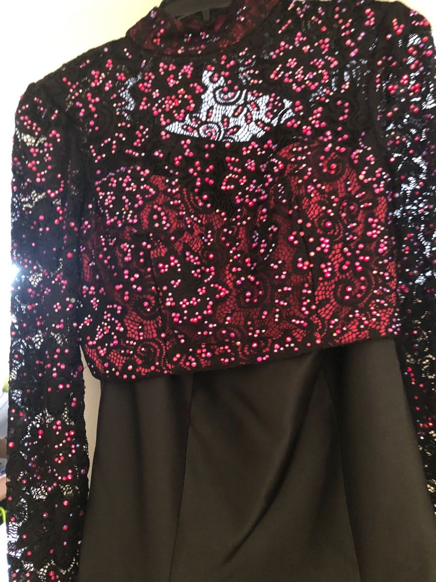 Kleider: Elegantes Abendkleid Spitze – Neu (gemäss Beschreibung) aus Perlen von H.Spa 8