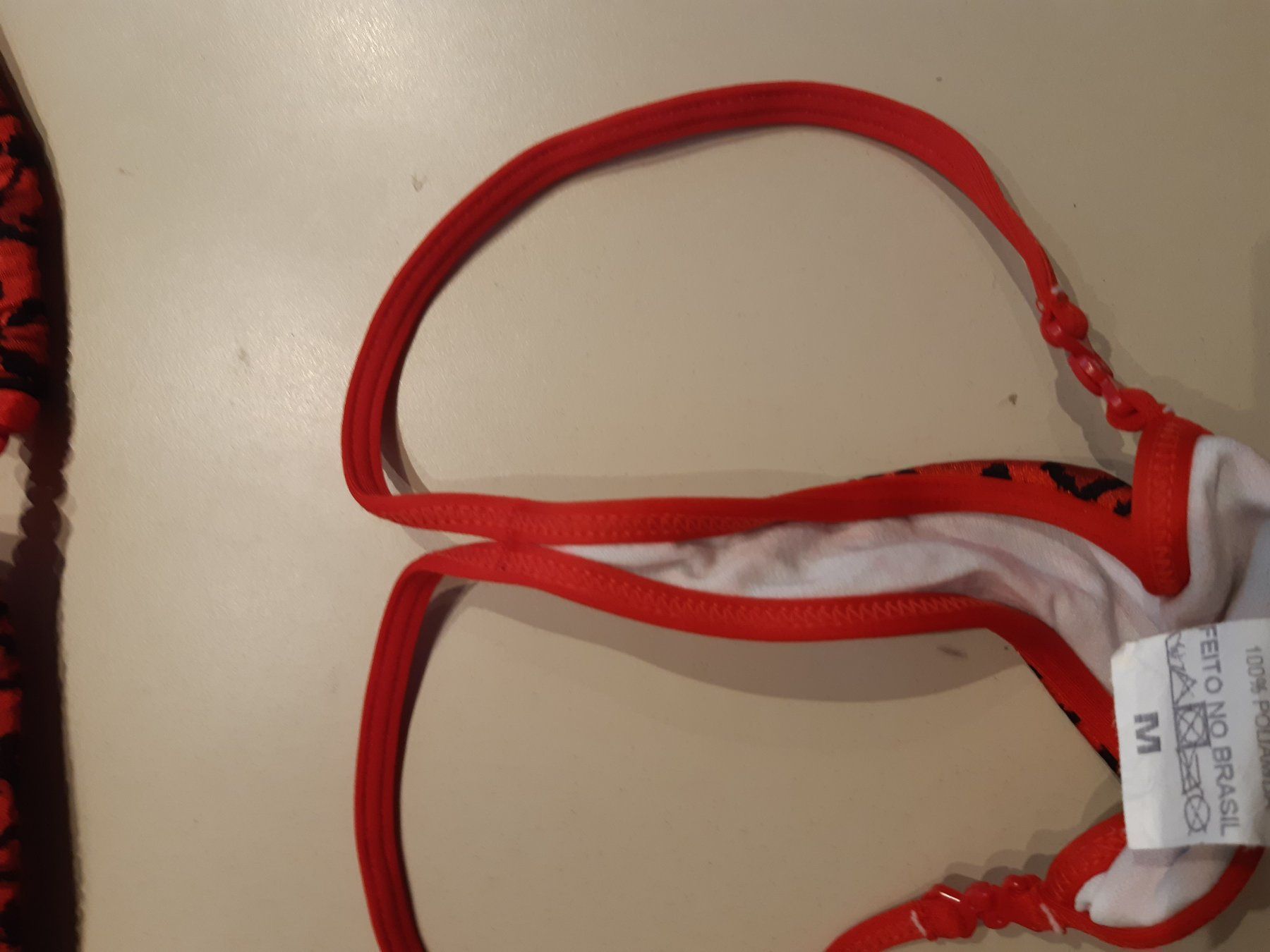 Costumi da bagno & Bikini: Rotes gepardenmuster Bikini - L -String – Nuovo e nell'imballaggio originale da Ibach venduto da fantasyfashion 2
