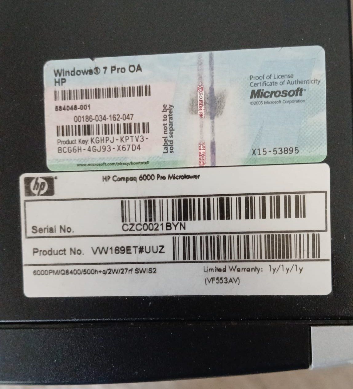Hewlett Packard PC: HP Compaq 8200 Pro SFF Tower PC, Intel Core i5, Windows 11 – Usato da Weisslingen venduto da Dmusikus 4