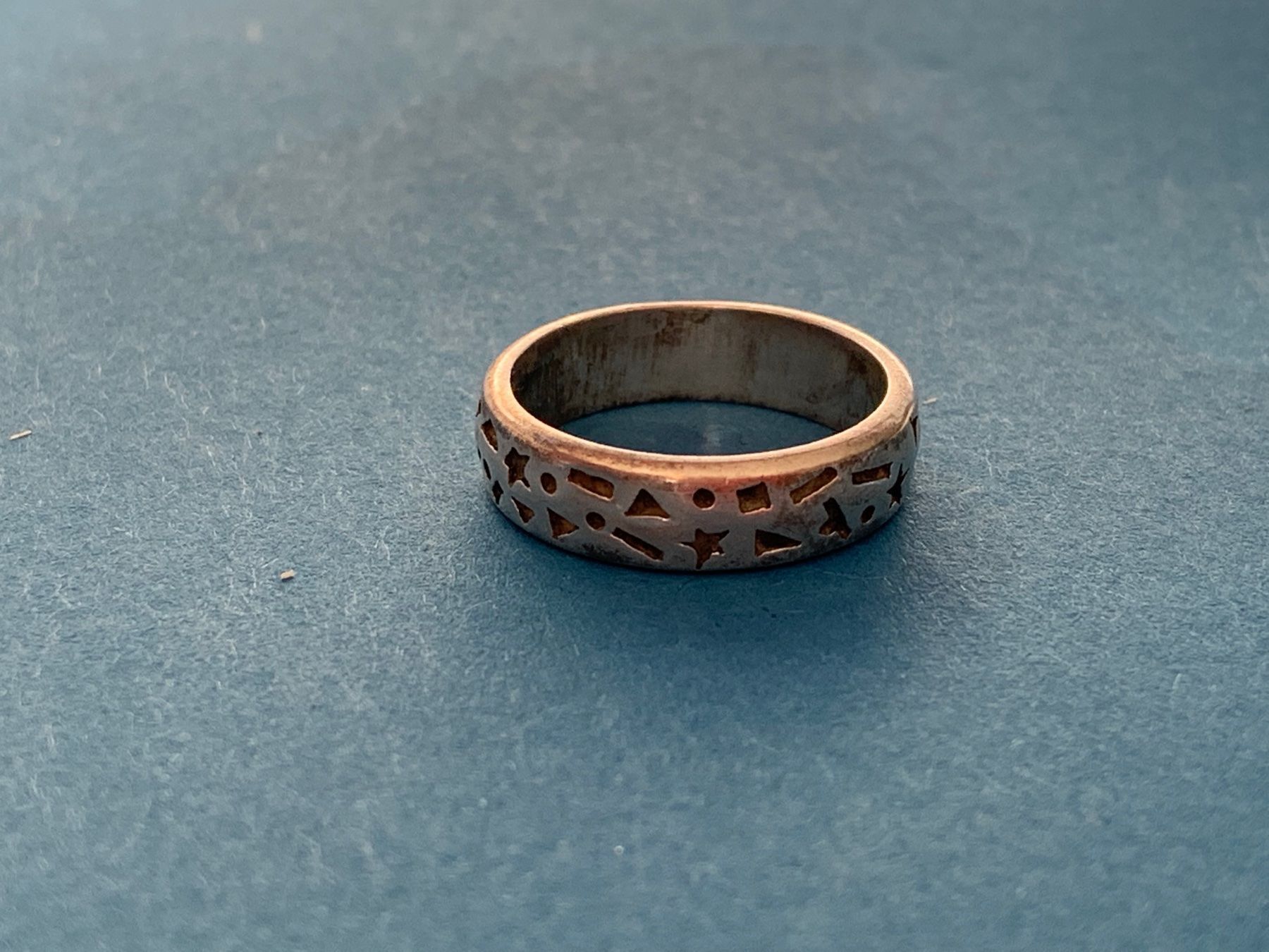 Ringe: Silberrring Stern/Dreieck gr.54 – Gebraucht aus Dittingen von Bellevista 7