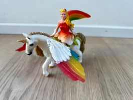 Schleich Elfe mit Pferd – top Zustand!