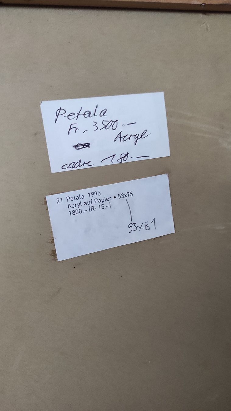 Dipinti: DÄNIKER - Gemälde Acryl  110.- anstelle 3500.- – Usato da Baar venduto da Cooltango 3