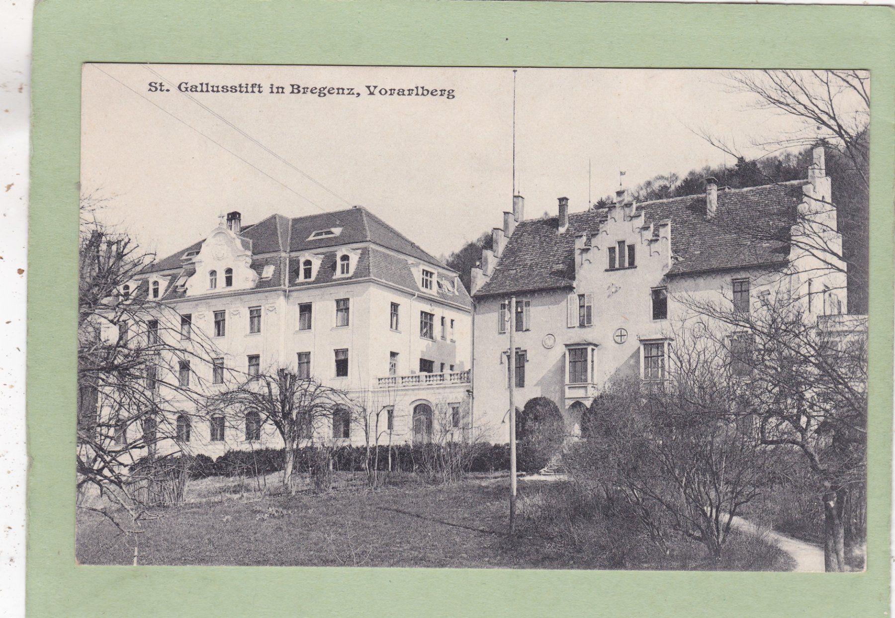 Cartoline postali: Oesterreich Vorarlberg Bregenz St. Gallusstift – Usato da Herisau venduto da Lisegrat2008