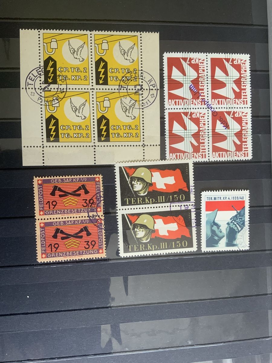 Alle Briefmarken: Soldatenmarken – Gebraucht aus Binningen von chr_cr5n