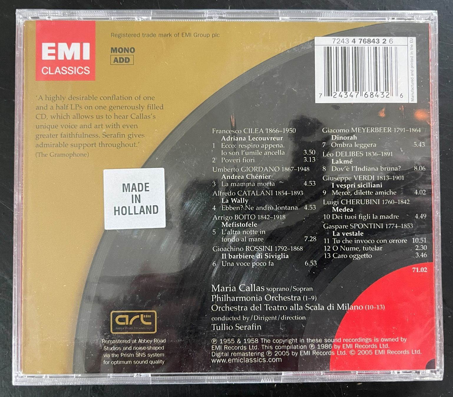 CD: Maria Callas CD - NEU ungepackt – Nuovo e nell'imballaggio originale da Oftringen venduto da Vucki 1