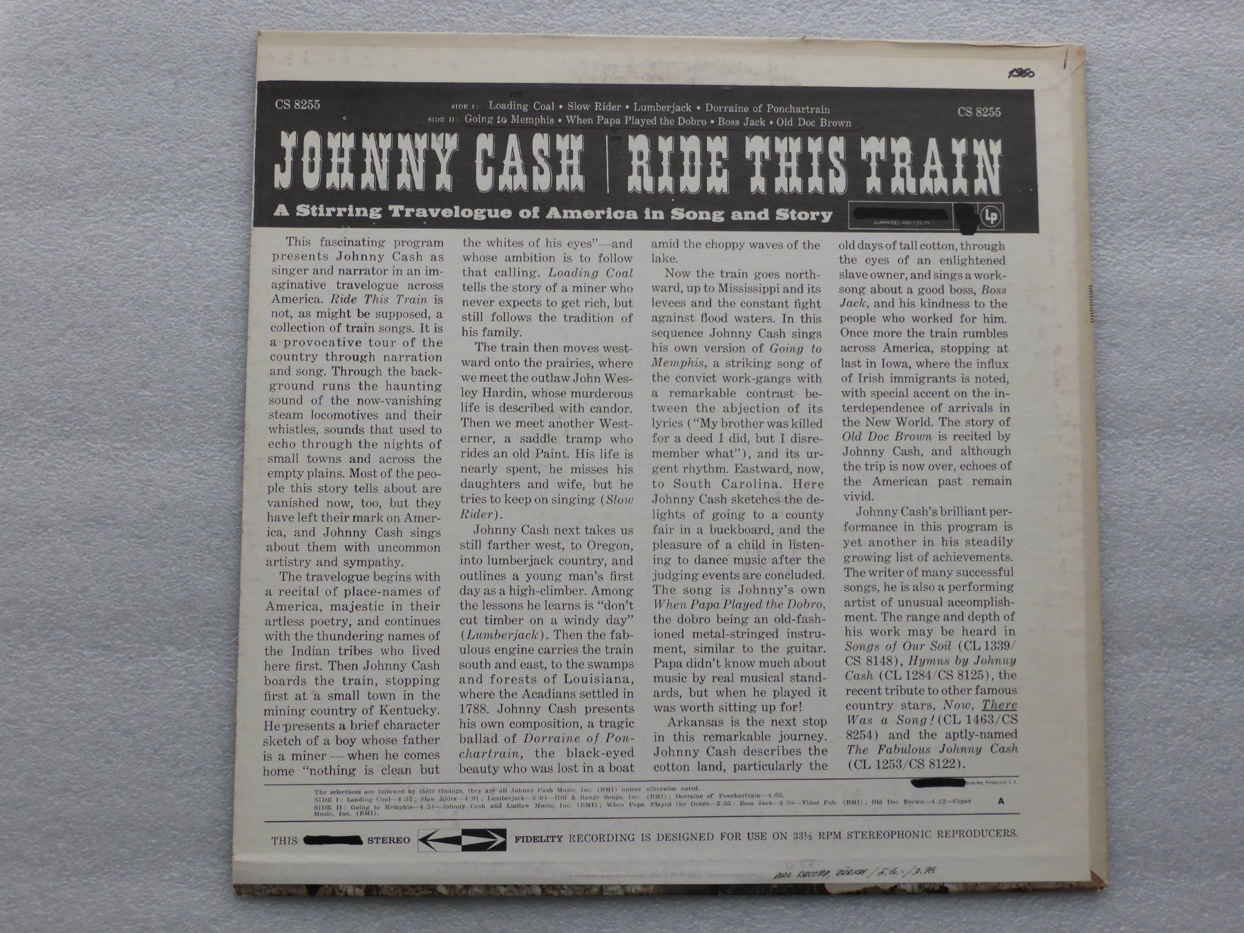 Dischi in vinile: VINYL  LP  JOHNNY CASH – Usato da Küssnacht am Rigi venduto da Sunnestrahl 3