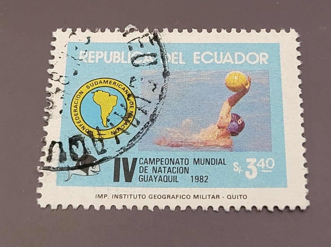 Tous les timbres: Ecuador 1982 briefmarke – D'occasion à St Gallen par Stampsalshobby