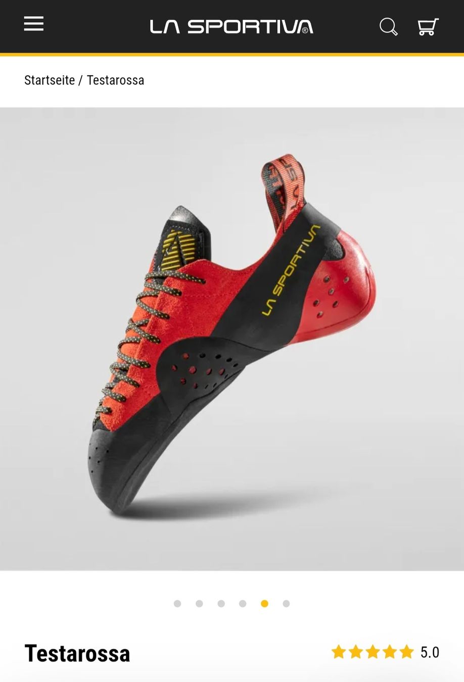 La Sportiva Herrenschuhe: La Sportiva Testarossa Kletterschuhe – Neu und originalverpackt aus Zürich von emanbaumi 3