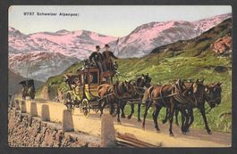 Postkutsche Schweizer Alpenpost