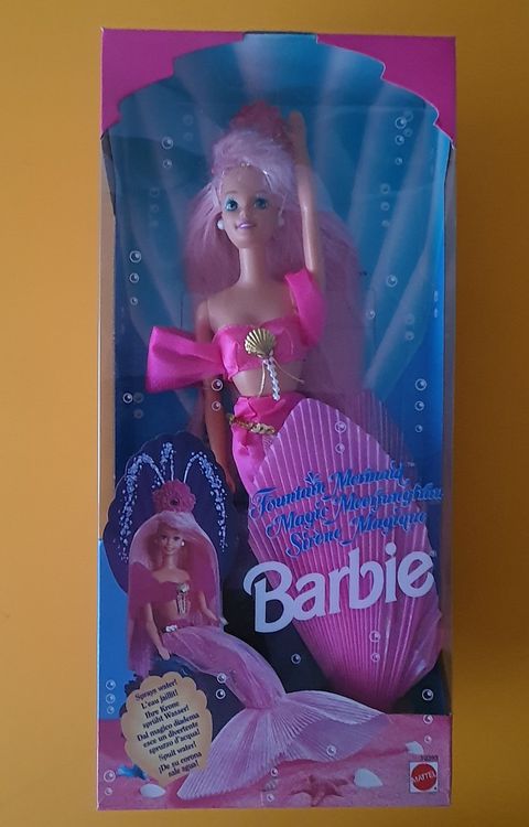 Barbie Fountain mermaid rose 1993 - Jeux & Jouets