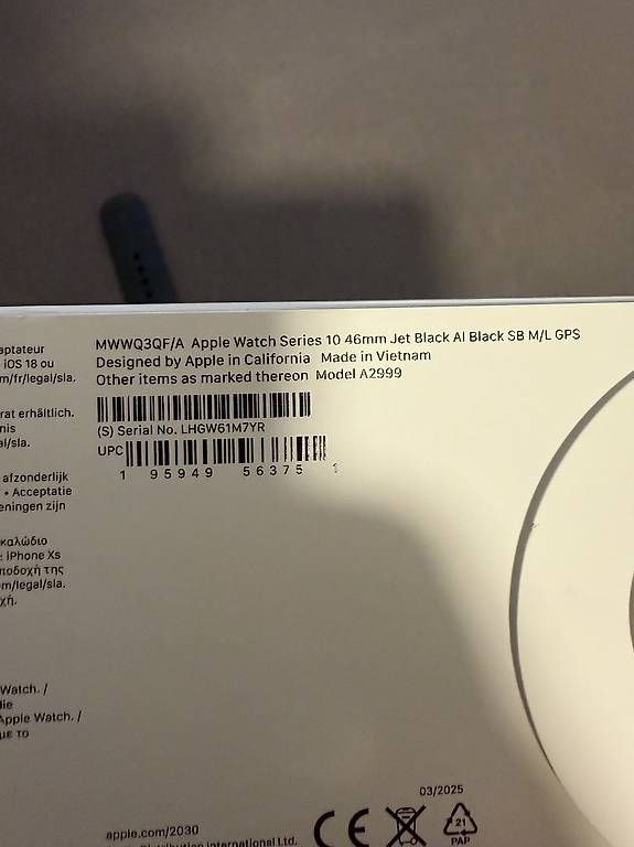 Apple Smartwatch: Apple Watch 10 GPS 46mm. – Usato da Scherzingen venduto da bil_lvn2 1