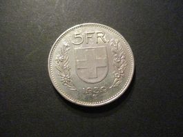 5.- Fr 1939  Superbe pièce  Superbe qualité