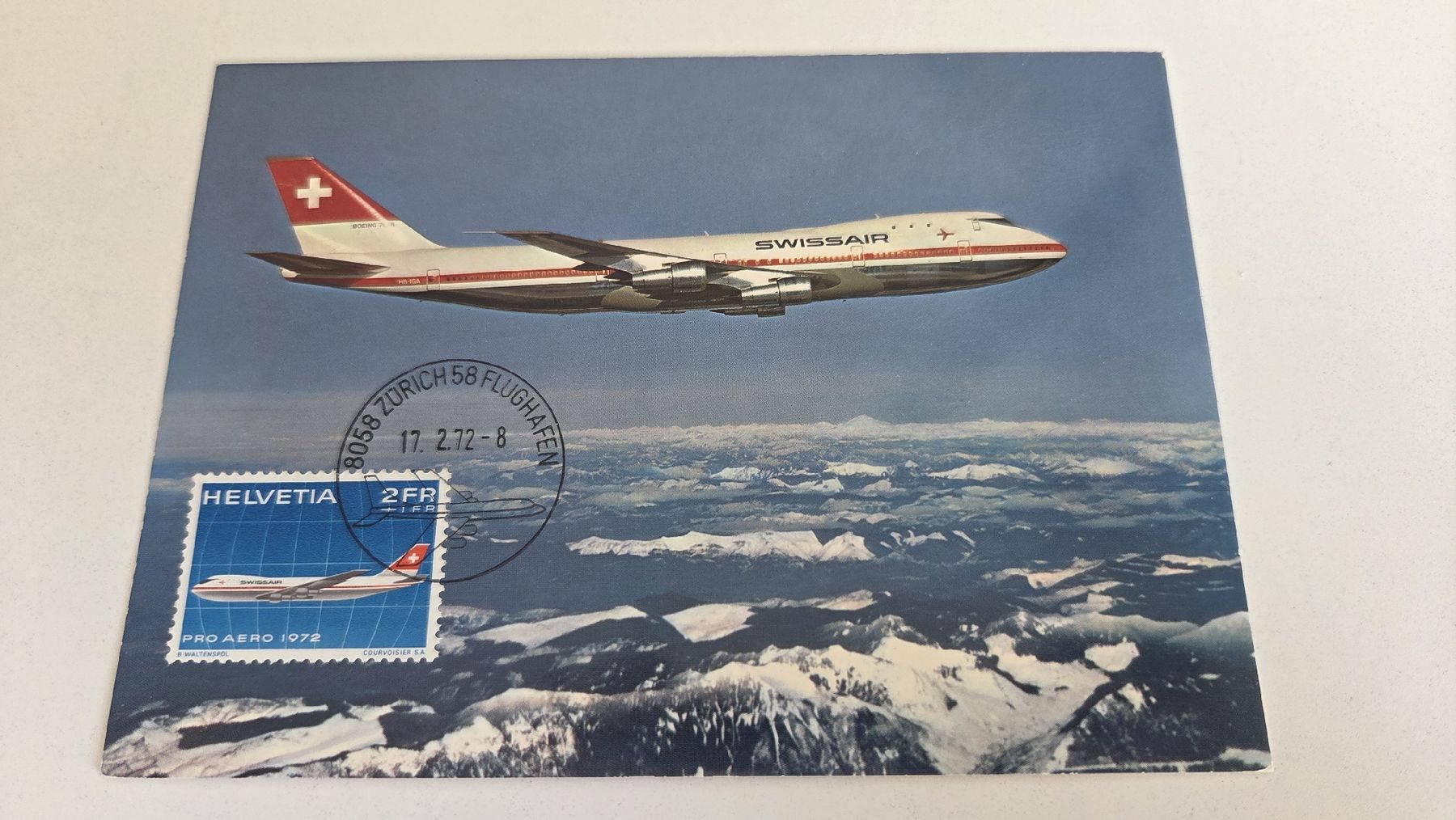 Tutti i francobolli: 1972 FDC Maximumkarte Pro Aero – Usato da Arni AG venduto da Moth68