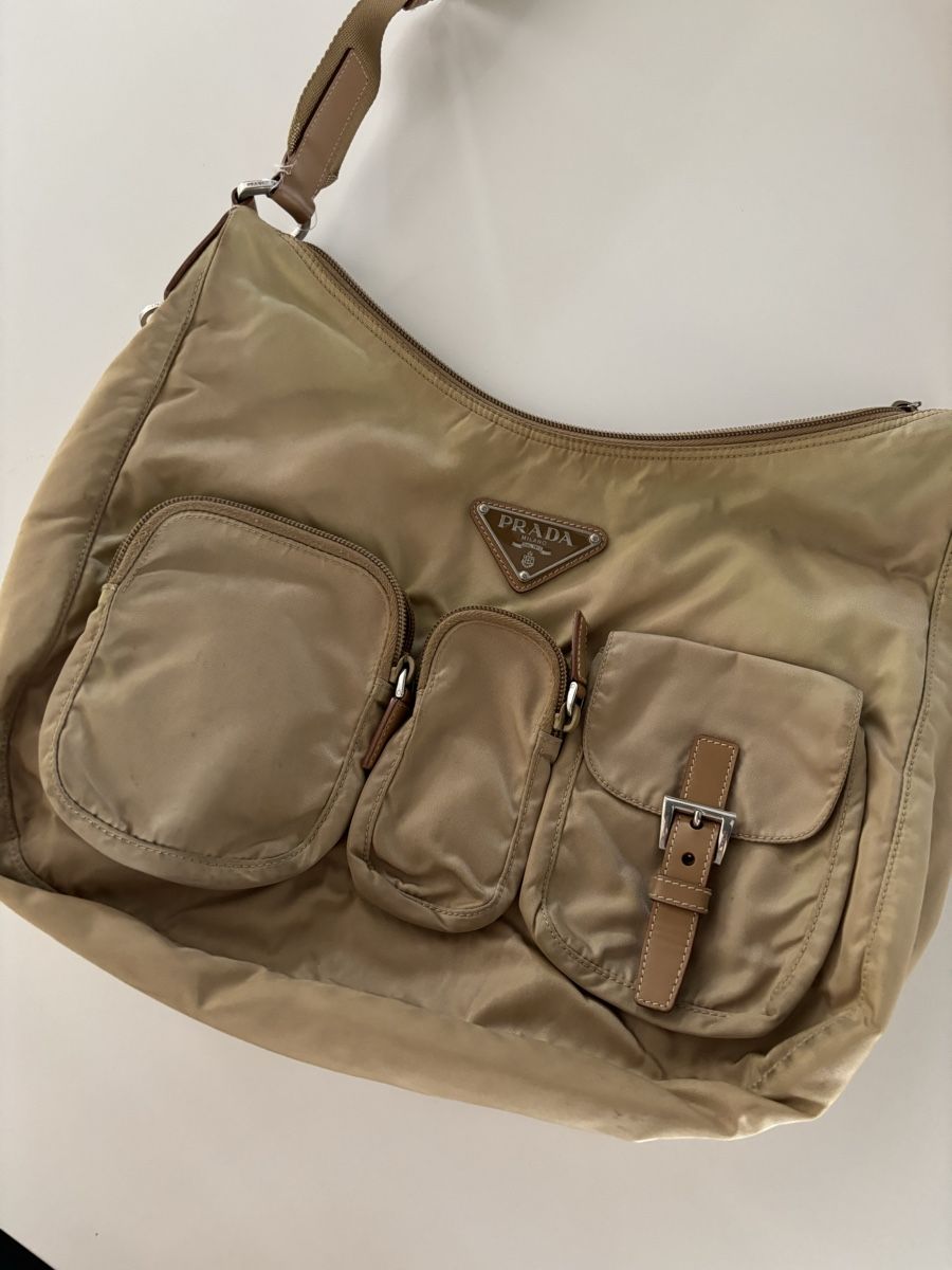 Prada Borse: Vintage Prada bag, nylon and leather – Usato da Bulle venduto da lalooo 1
