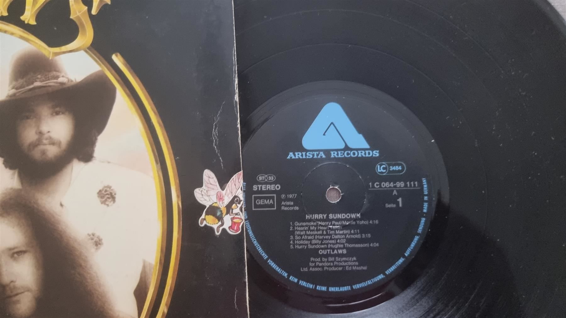 Dischi in vinile: LP Outlaws – Hurry Sundown – Usato da Schaffhausen venduto da Kellerrassel 1