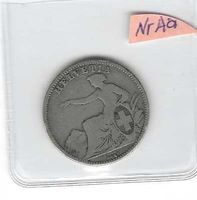 1863 AUFLAGE NUR 0,5mio/u.E. vz Fr. 2.- sitz.Helvetia/Patina