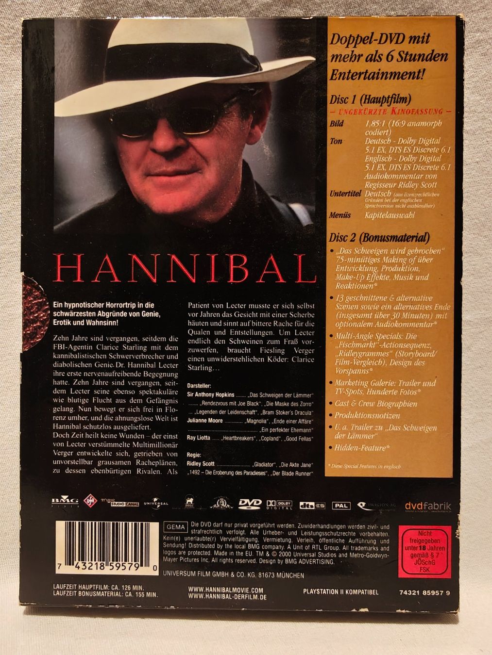 Tutti i DVDs: Hannibal Special Limited Edition – Usato da Gutenswil venduto da Vulcano21 2