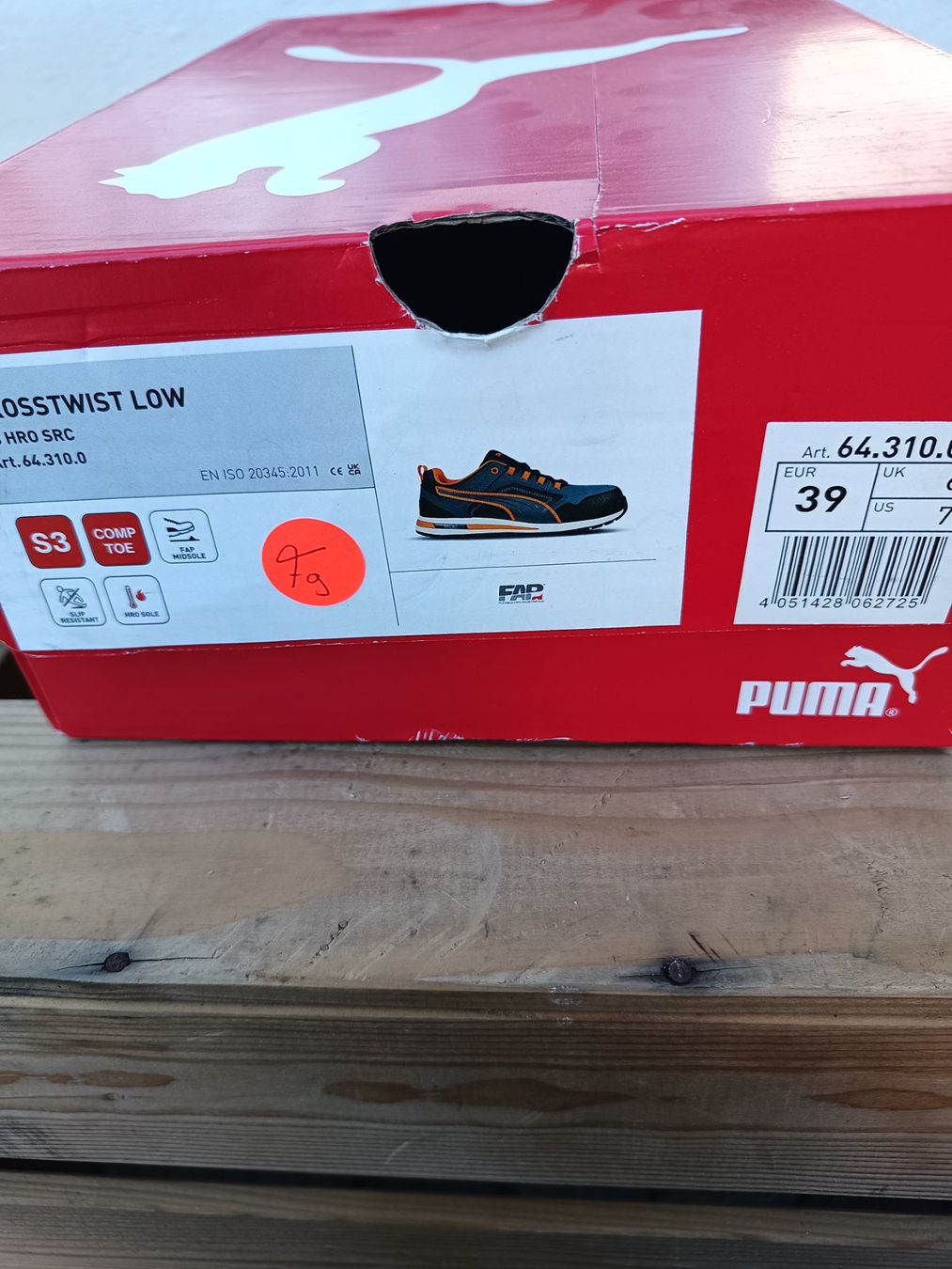 Puma Herrenschuhe: Puma Sicherheitsschuhe S3 HRO SRC 39 – Neu und originalverpackt aus Oberegg von 19franzi94 8