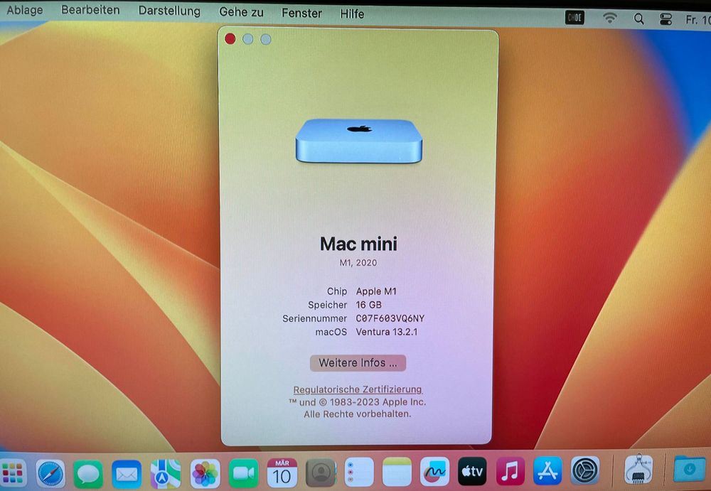 Mac mini m1 2020 16gb 2tb kaufen auf ricardo