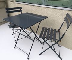 Tischset für Garten/ Balkon, klappbar
