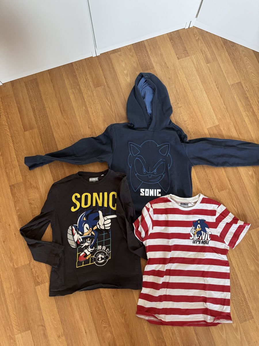 Kleiderpakete & -sets: 3er Set Sonic, Grösse 140 – Gebraucht aus Zug von senlk