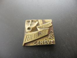 Insigne Fête Fédérale de Chant Genève 1960