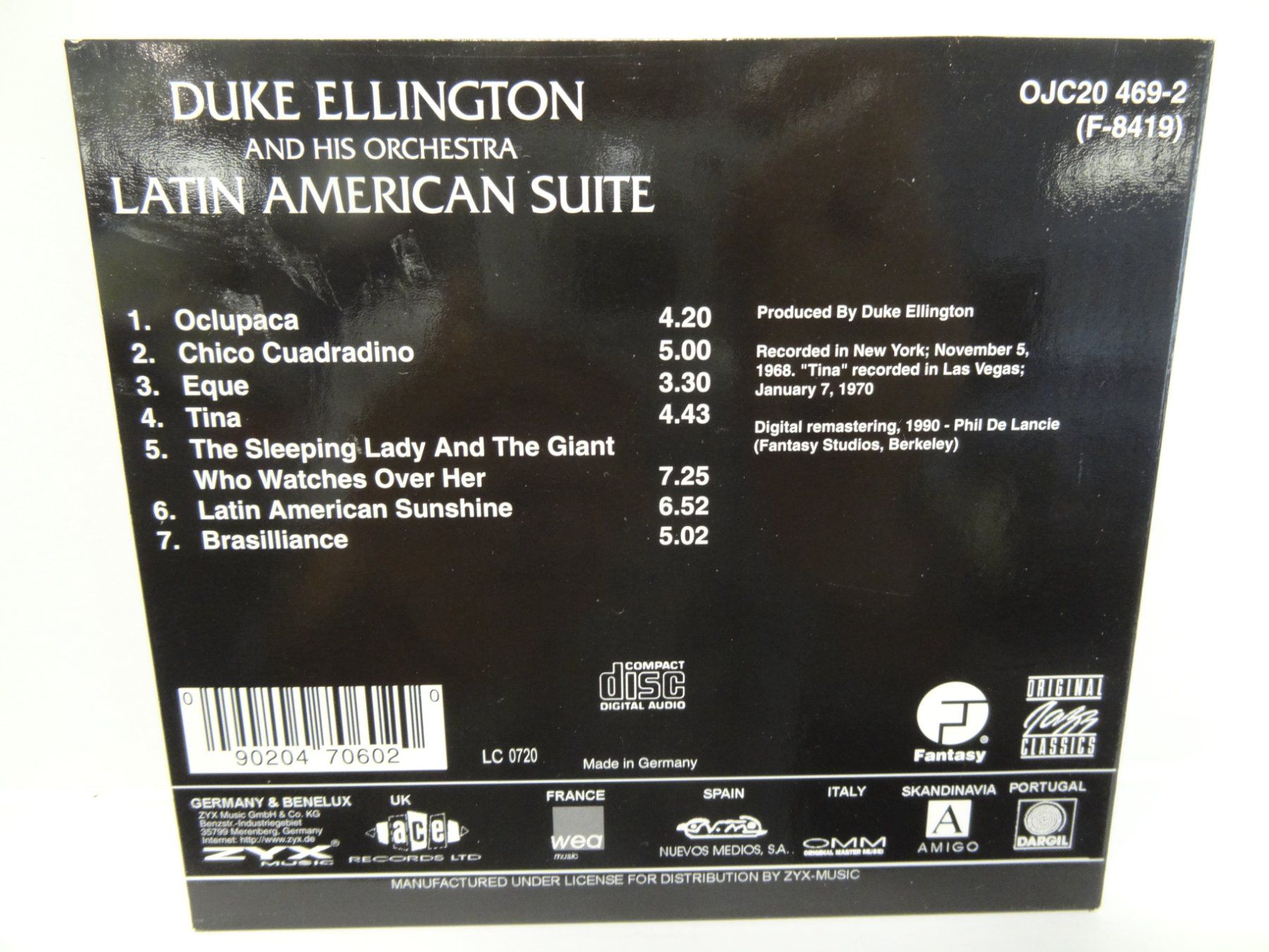 CD: Duke Ellington - Latin American Suite - CD – Usato da luzern venduto da musicandart 1