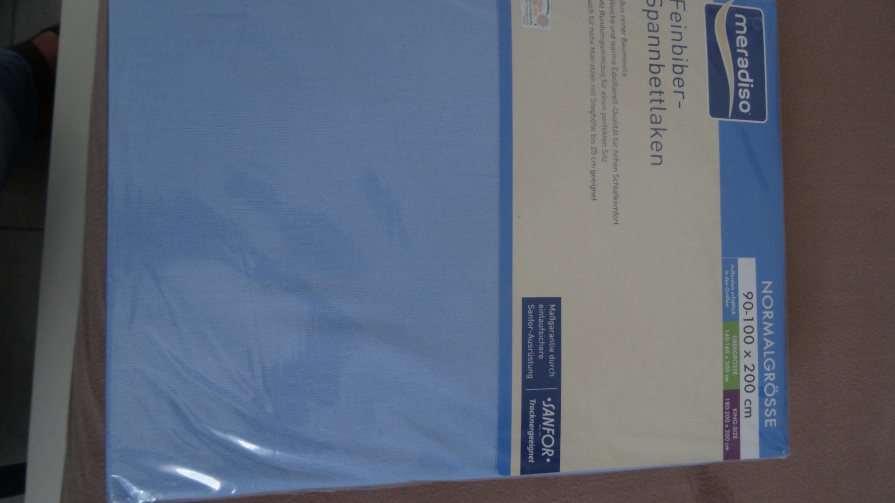 Biancheria da letto: Meradiso Feinbiber Spannbettlaken – Nuovo e nell'imballaggio originale da Ehrendingen venduto da CHMEX 7