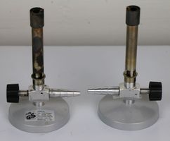 Set von 2 Erdgas Bunsenbrennern