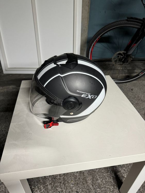 Scorpion Casque DE Moto EXO Combat Evo Solid, Noir Mat,XXL