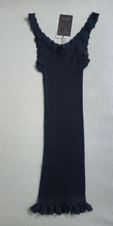 NILE Rosemunde Luxus Unterkleid mit Spitzen 70% Seide S M
