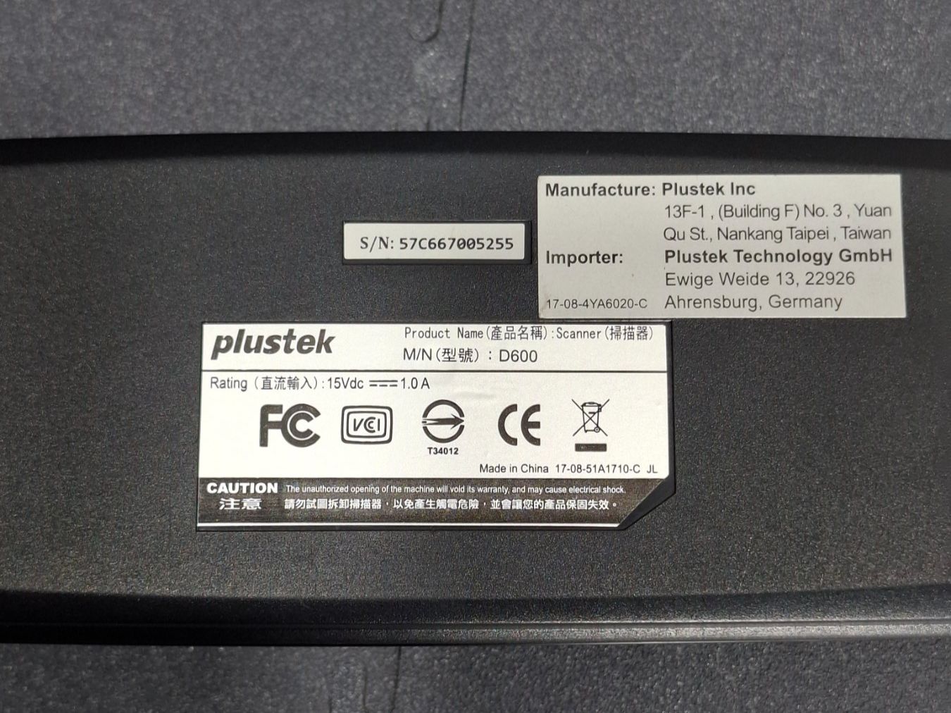 Plustek Scanner: Scanner Plustek D800 – Usato da Villars-Ste-Croix venduto da pau_8fls 5