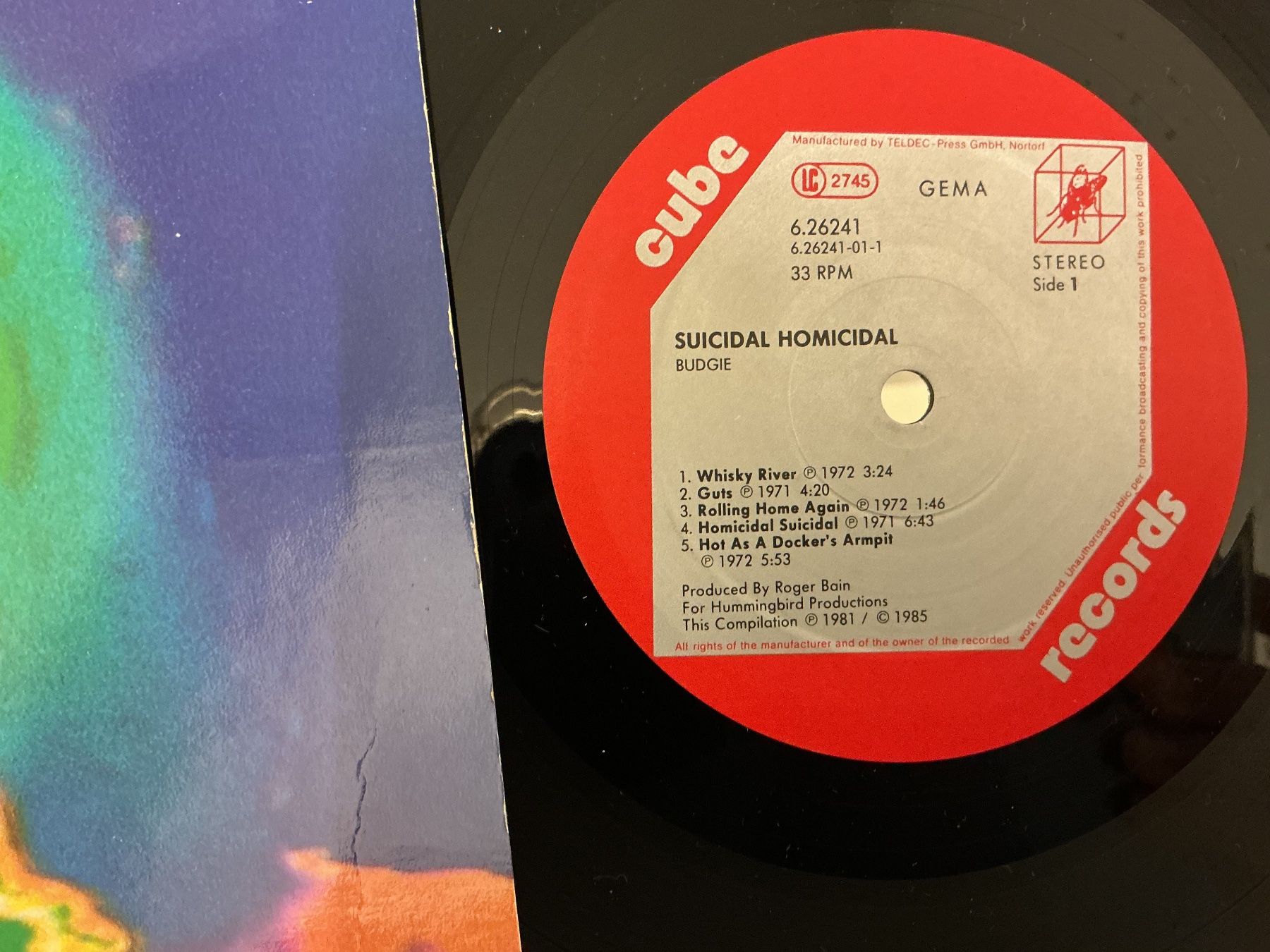 Dischi in vinile: Budgie LP - Suicidal Homicidal – Usato da Winterthur venduto da Tumko-Vinyl 2