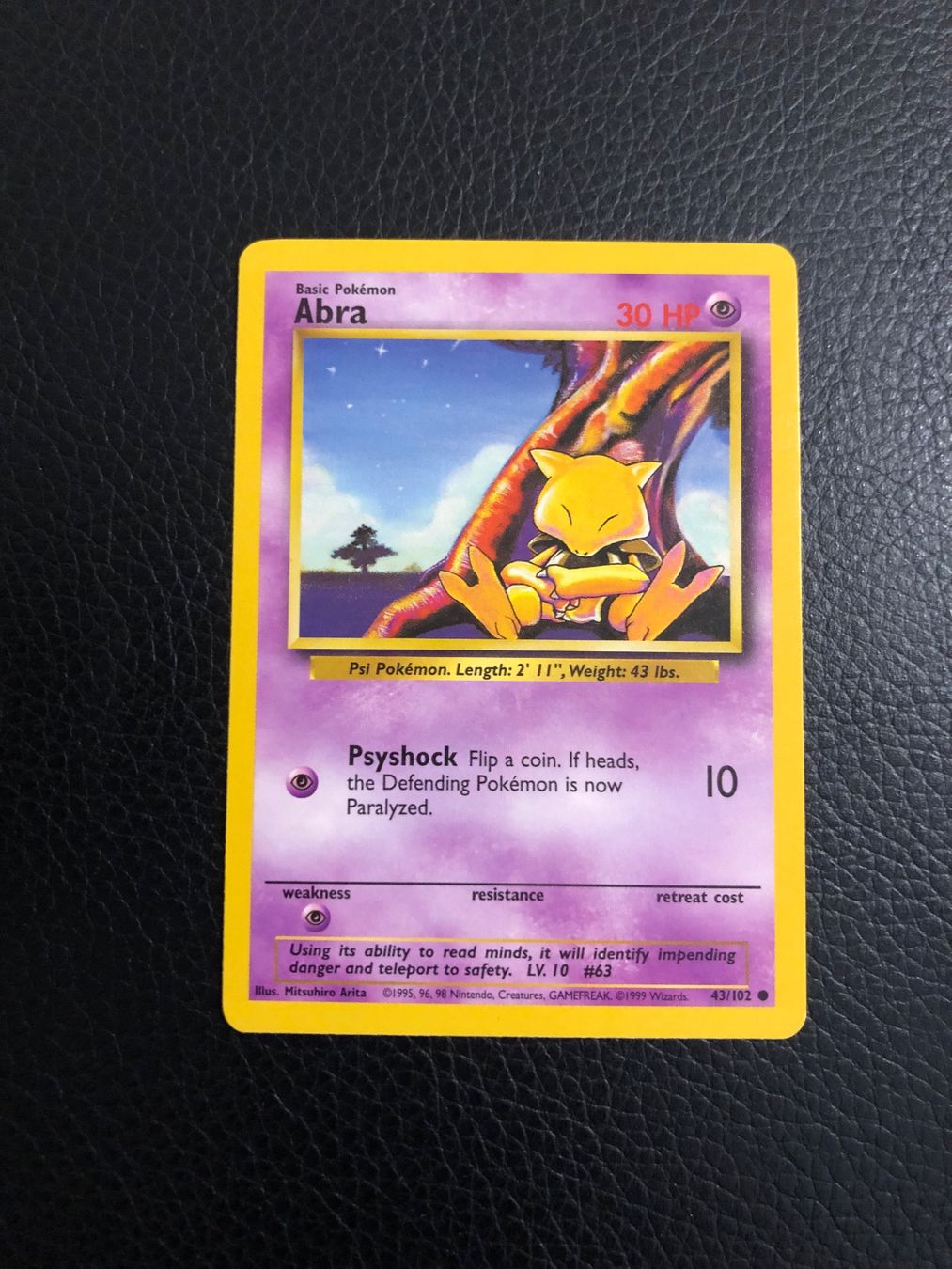 Pokémon Cartes à collectionner: Base Set Abra 43/102 Ab 1 – D'occasion à Paradiso par Pkmn10