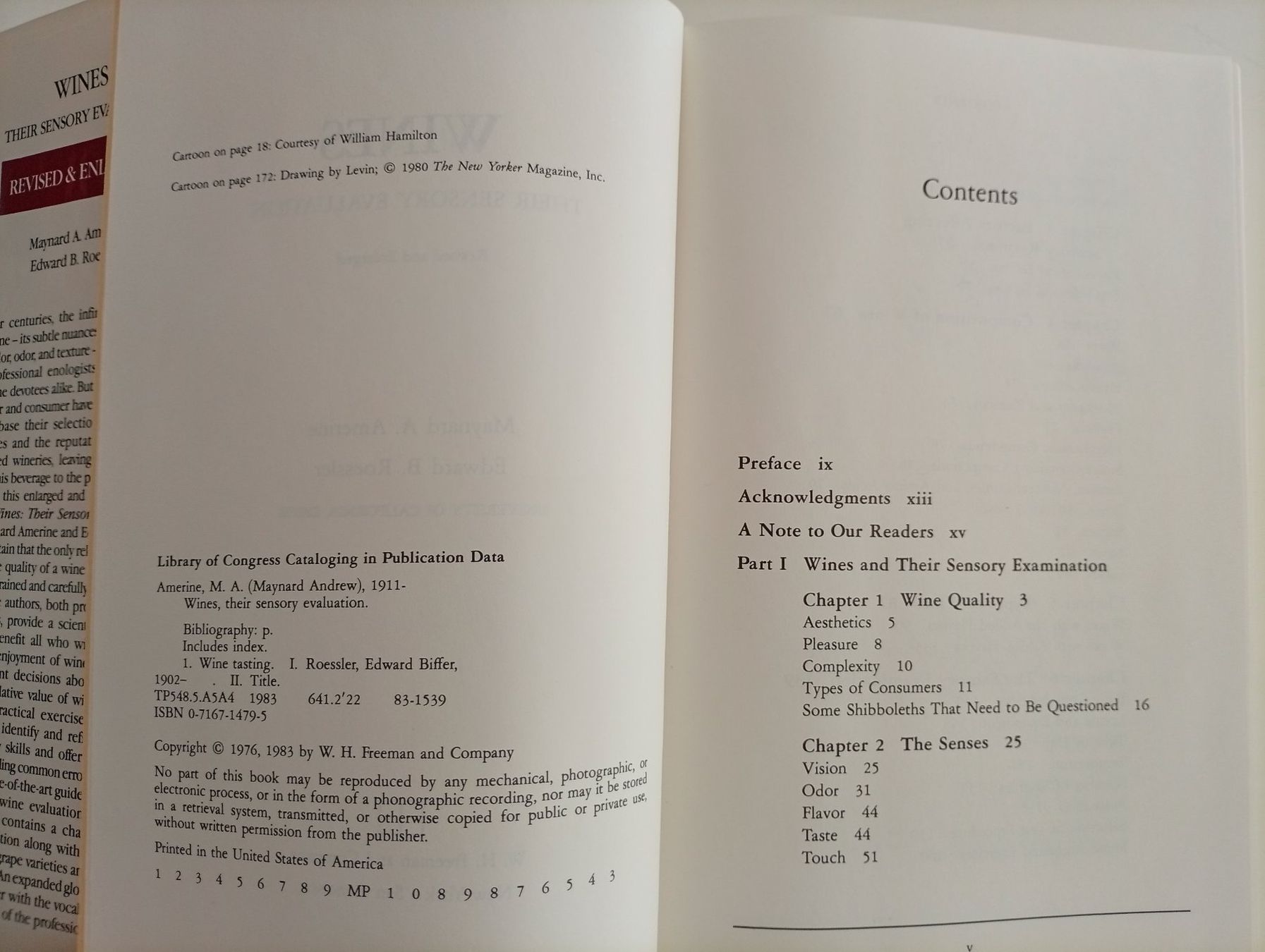 Livres: Wines. Their Sensory Evaluation – D'occasion à Locarno par edn.vintage 2