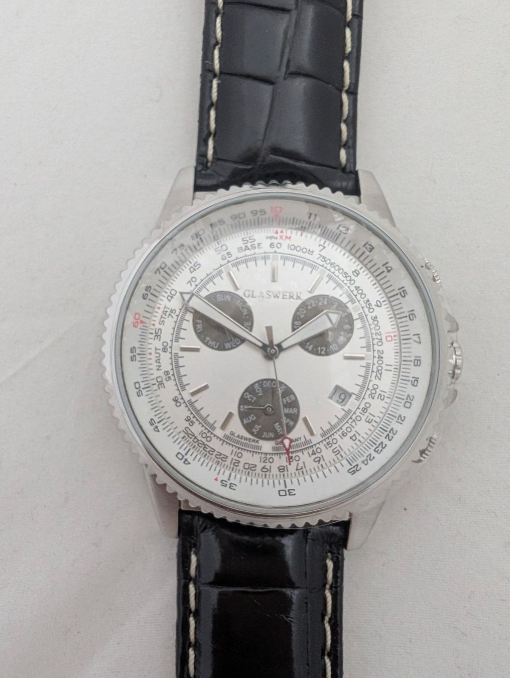 Trias Uhren: Glaswerk Automatic mit Datumsanzeige – Neu (gemäss Beschreibung) aus Ettingen von Kartenplanet