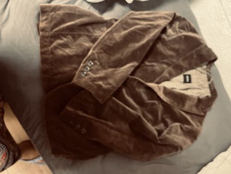 BOSS Samtjacke, braun, Größe 50, Zustand