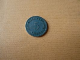 Dt. Reich 1888 A, 5 Pfennig
