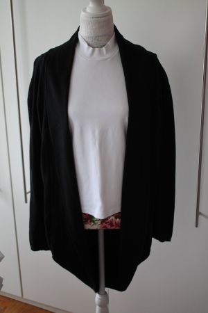 Coole Strickjacke ★ Black Schwarz lässiger Schnitt