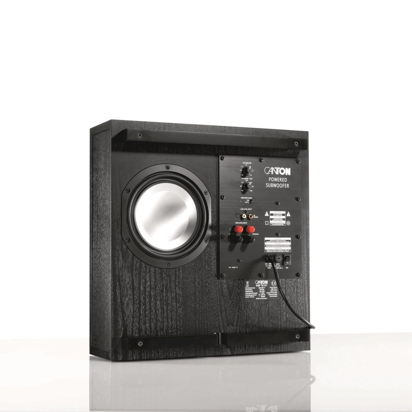 Canton Lautsprecher: Canton ASF 75 SC, Subwoofer schwarz – Neu und originalverpackt aus Bottighofen von zaap 2