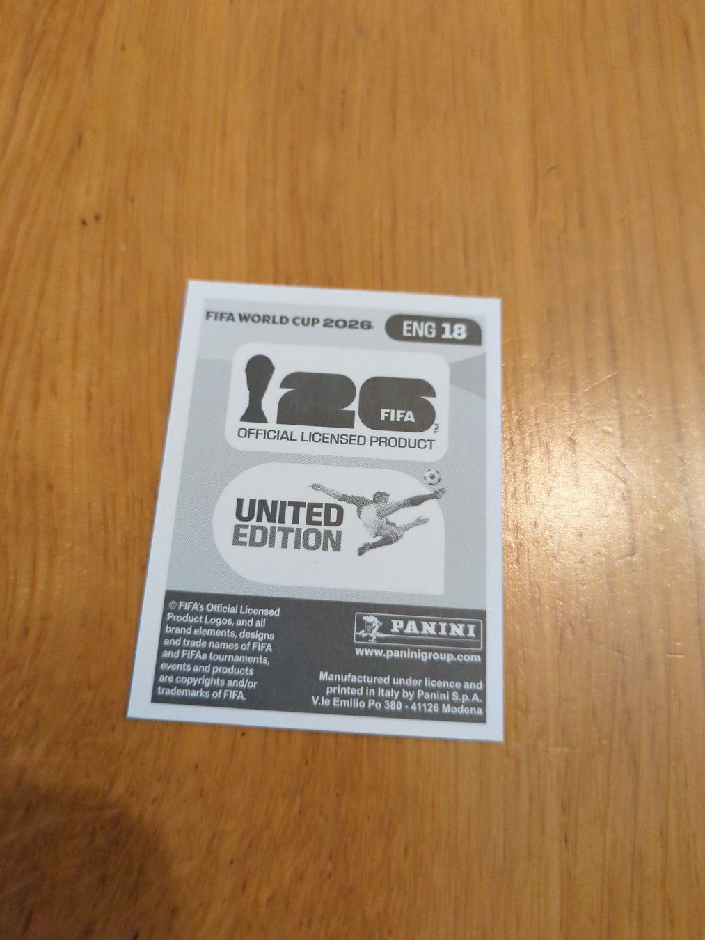 Panini Carte collezionabili: Panini WM 2026 - Harry Kane - ENG 18 – Nuovo (secondo la descrizione) da Liestal venduto da Greg99 1