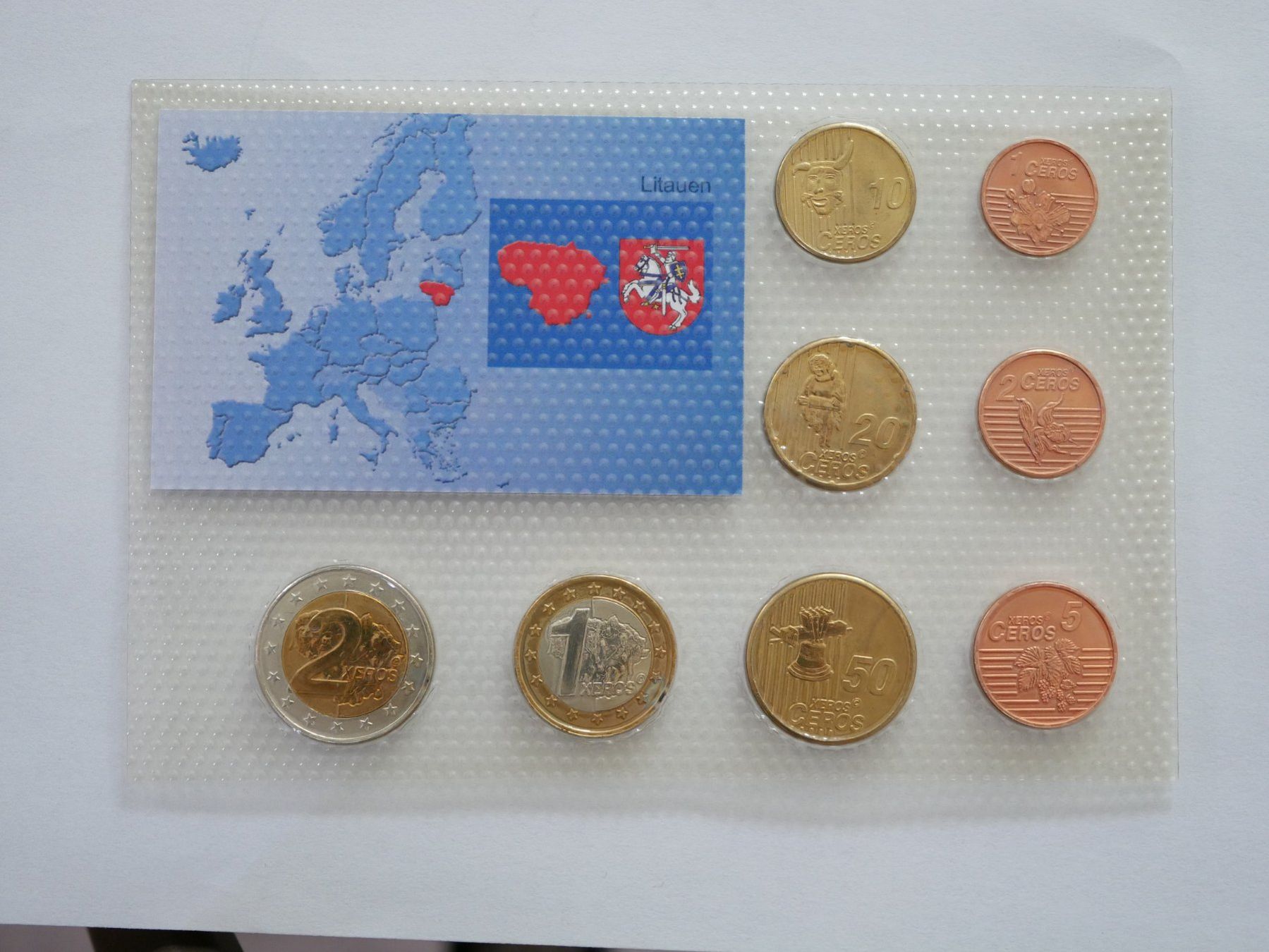 Tutti le monete: Euro Probe Litauen 2006 ***TOP*** – Nuovo e nell'imballaggio originale da Kreuzlingen venduto da Samson01 1