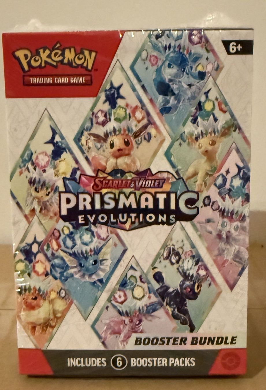 Pokémon Carte collezionabili: Pokémon Prismatic Evolutions Booster Bundle (6 Packs) - EN – Nuovo e nell'imballaggio originale da Zürich venduto da TCG-Cards