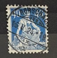 Helvetia mit Schwert Vollstempel SBK 161