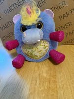 Glitzer Einhorn Stofftier, neuwertig, perfekt zum Kuscheln!