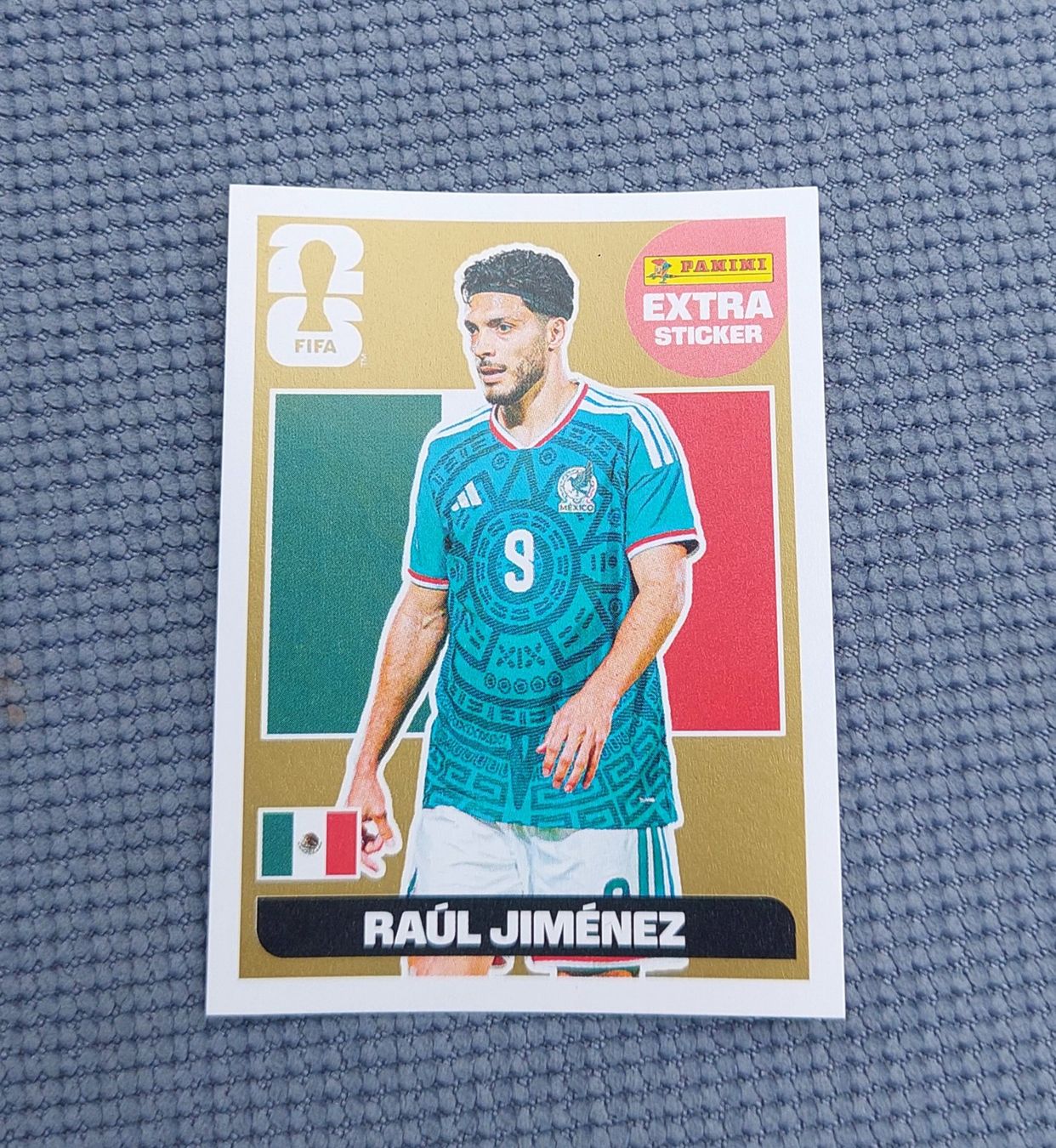 Panini Carte collezionabili: Panini Extra Sticker Raul Jimenez Gold – Usato da Langnau i. E. venduto da Aquaria77