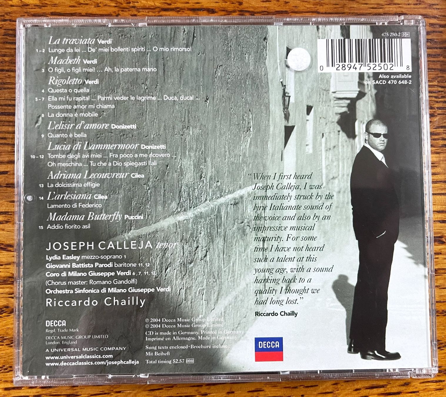 CD: Joseph Calleja - Tenor Arias CD – Usato da Oftringen venduto da Vucki 1