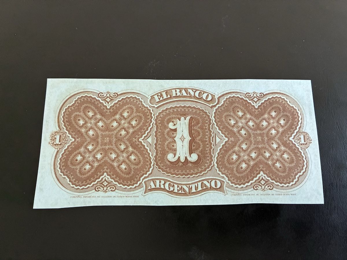Banconote: 1 peso 1867 bankfrisch  – Nuovo (secondo la descrizione) da Dällikon venduto da Woldbanknoten 2